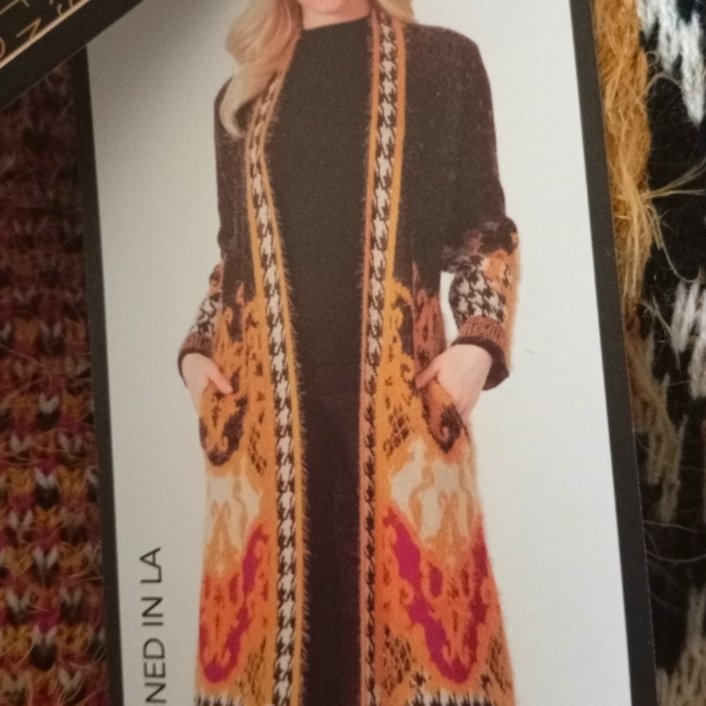 NWT MaxSportLA Long Cardigan